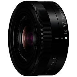 Panasonic H-FS12032E-K LUMIX G VARIO 12-32MM, F3.5-F5.6 Standard Zoom Lens With Mega O.I.S